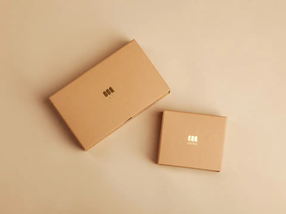 Dos cajas de cartón preparadas para su envío